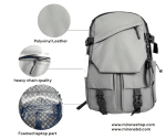 salmon ash bp2 laptop backpack 17.6 inch
