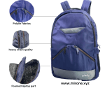 blue water-resistant 17.6 backpack