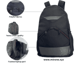 black water-resistant 17.6 backpack