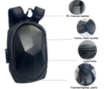 black gsxr 3d motorcycle backpack