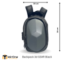 black gsxr 3d motorcycle backpack