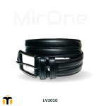 genuine black leather belt lv3010