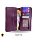 chocolate melon bifold wallet