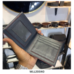 Genuine Leather Short Wallet Ford Grained WLL20040 - Image 4