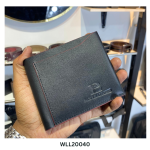 Genuine Leather Short Wallet Ford Grained WLL20040 - Image 5