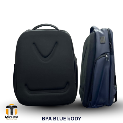 blue water resistant laptop backpack