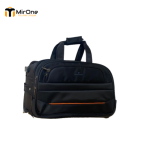 black water-resistant 20-inch travel bag