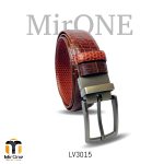 Genuine Leather Belt Gancini macline Duel Tone  LV3015