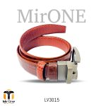 Genuine Leather Belt Gancini macline Duel Tone  LV3015 - Image 5