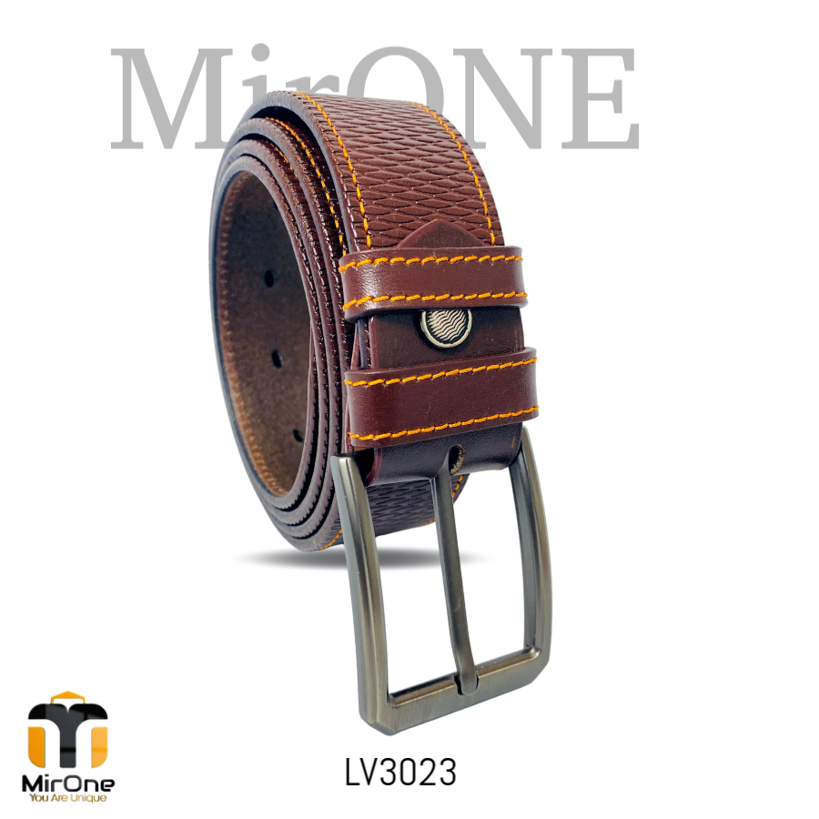 A New Design_1742323252212 Genuine Leather Belt Polo Queen LV3023 - Image 1