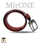 Genuine Leather Belt Gancini macline Duel Tone  LV3015 - Image 7