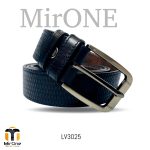Genuine Leather Belt polo rome Black LV3025 - Image 3