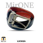 Genuine Leather Belt Gancini Duel Tone Black LV3024 - Image 5