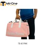 lightweight cotton shoe compartment bag