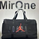 black 2-compartment travel bag