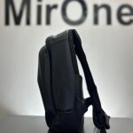 black 140 degree biker backpack