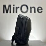 black 140 degree biker backpack