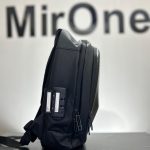 black 140 degree biker backpack