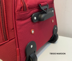20 inch maroon trolley bag bd