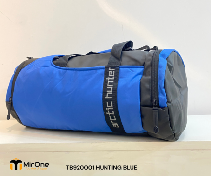 blue water-resistant 18 inch bag