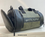 olive water resistant travel bag 14-inch