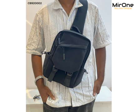 black durable water resistant crossbag CB920002