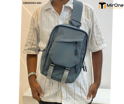 salmon water-resistant cross bag