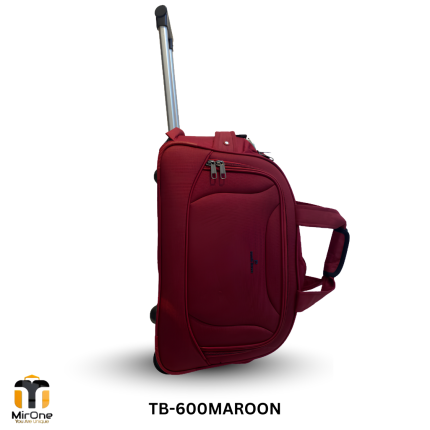 20 inch maroon trolley bag bd