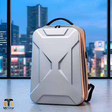 ash 17 inch usb hardshell backpack