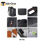 ash 17 inch usb hardshell backpack