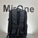 black hardshell gaming laptop backpack