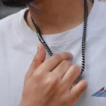 Men's Fashion Iced Chain and Bracelet Combo Set 9072 - Image 5