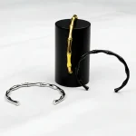 Stainless Steel Bamboo Twist Bracelet 9032