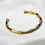 Stainless Steel Bamboo Twist Bracelet 9032 - Image 4