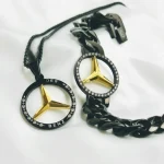 Mercedes Benz Bracelet And Pendant Combo Set9071 - Image 5