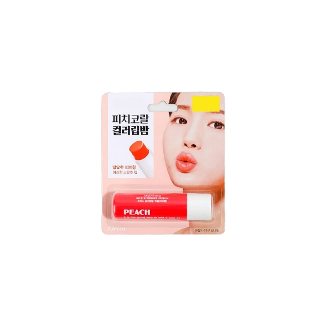 TSR348-Oriox-Color-Lip-Balm-Peach-4.8g (1) Oriox Color Lip Balm 4.8g -peach - Image 1