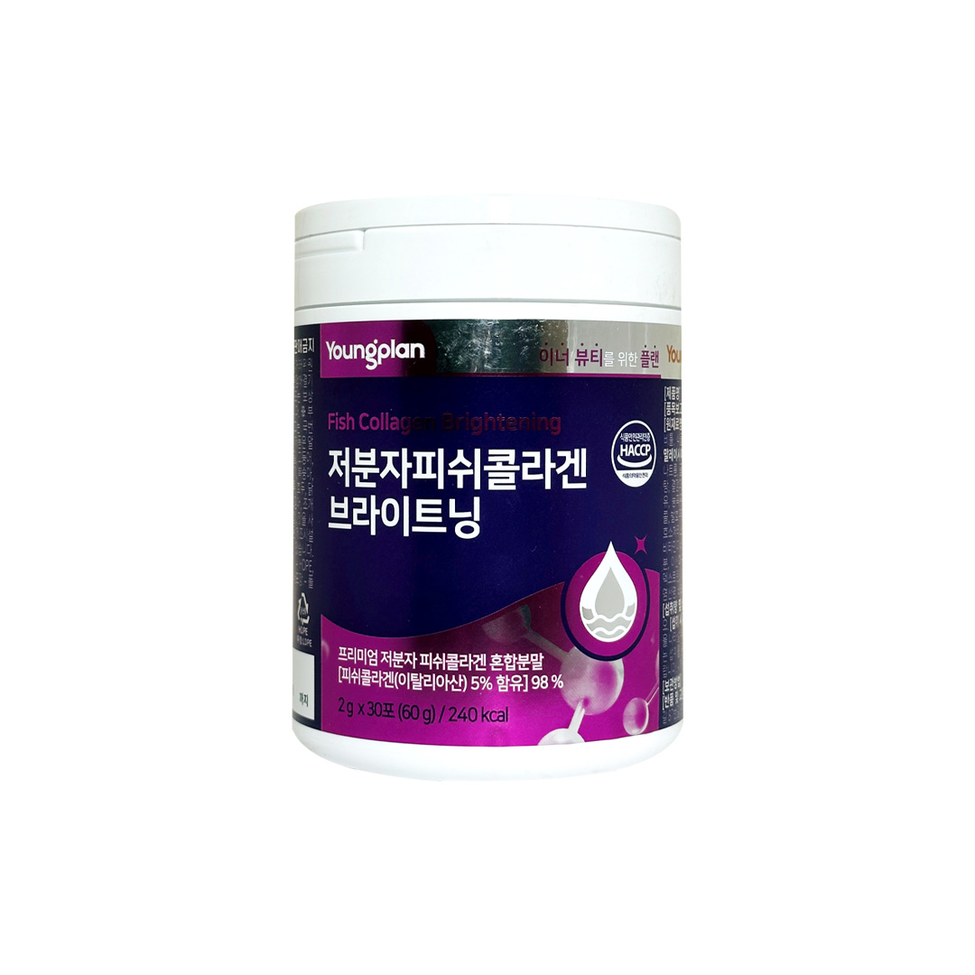 Young-Plan-Low-Molecular-Fish-Collagen-Brightening-60-g-2-g-x-30-Packets-2 (1) Young Plan Low Molecular Fish Collagen Brightening 60 g ( 2 g x 30 Packets ) - Image 1
