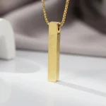 Stylish and classic pendant necklace 9009 - Image 4