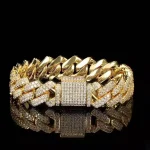 Metal, Stone, Alloy, Steel, Stainless Steel Cubic Zirconia, Diamond, Crystal Platinum, Rhodium, Sterling Silver Bracelet 9037 - Image 3