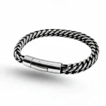 Men's Fashion Iced Chain and Bracelet Combo Set 9072 - Image 3