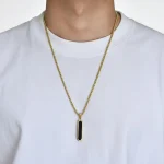 Modern Minimalist Pendant Necklace 9006 - Image 5