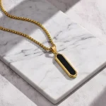 Modern Minimalist Pendant Necklace 9006 - Image 6
