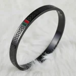 steel infinity link bracelet 9041