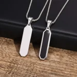 Modern Minimalist Pendant Necklace 9006 - Image 3