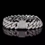 Metal, Stone, Alloy, Steel, Stainless Steel Cubic Zirconia, Diamond, Crystal Platinum, Rhodium, Sterling Silver Bracelet 9037