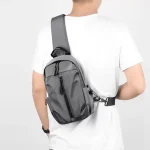black nylon crossbody cb51