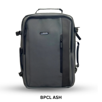 water resistant vegan backpack ash