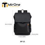 black water resistant 17 inch backpack bd
