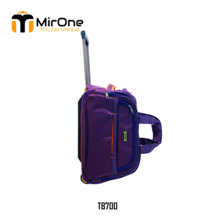 purple durable 20-inch trolley