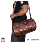 brown 10-14l water-resistant backpack